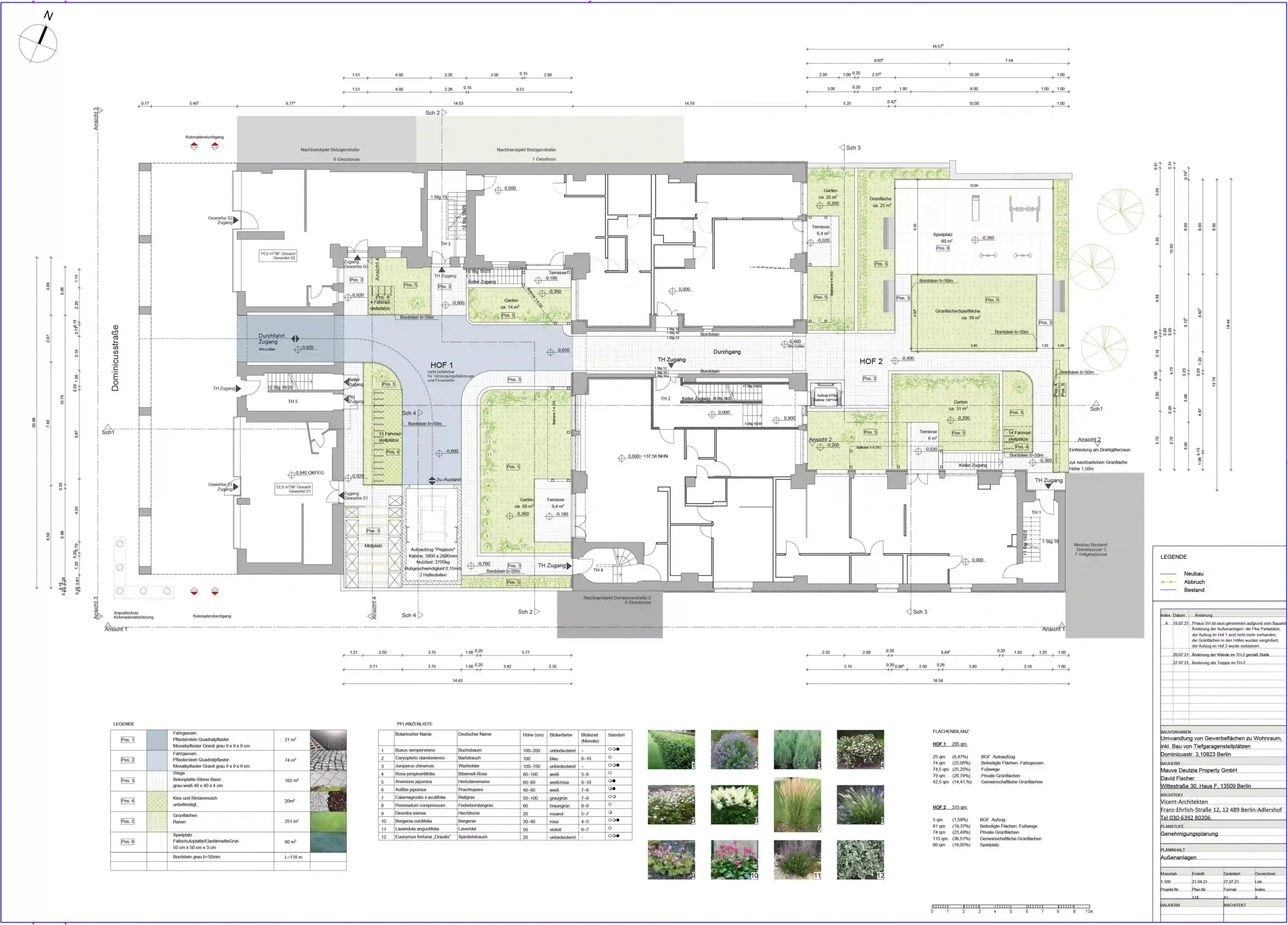 Industrial building renovation and conversion into dwellings in Berlin Schöneberg